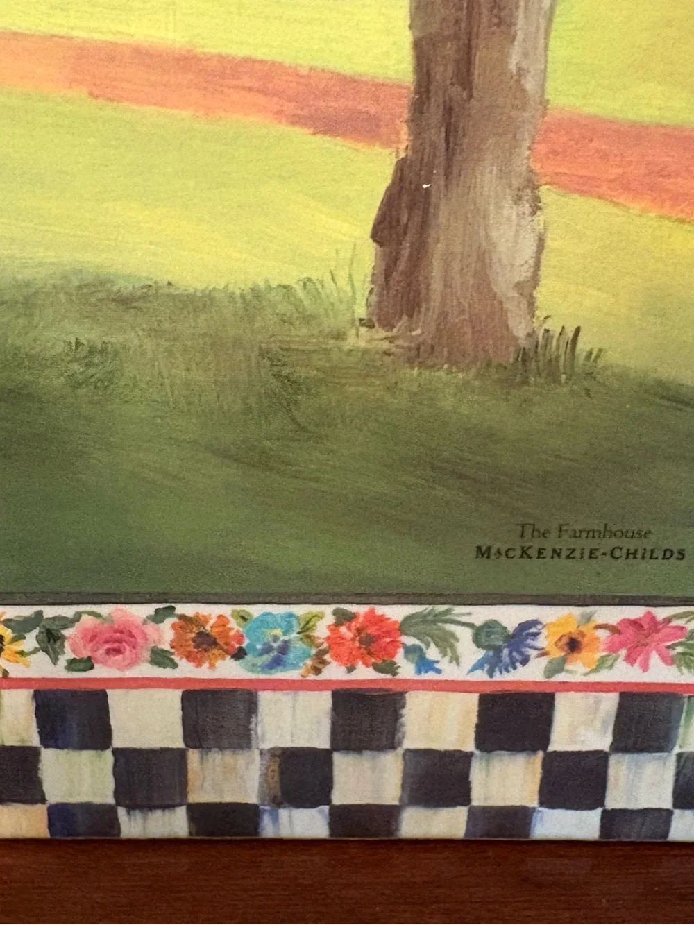 McKenzie Childs set of 4 rare placemats Maclachlan series